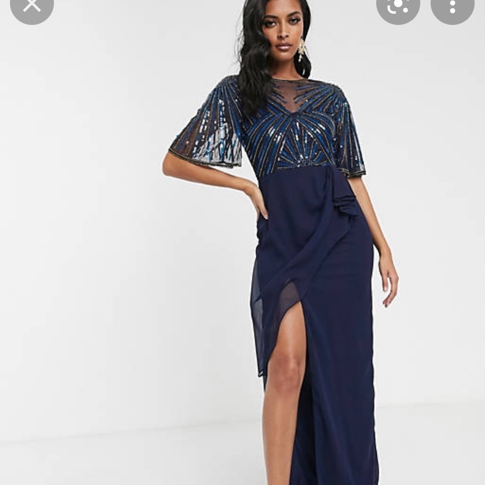 Virgo’s Lounge Navy Dress
